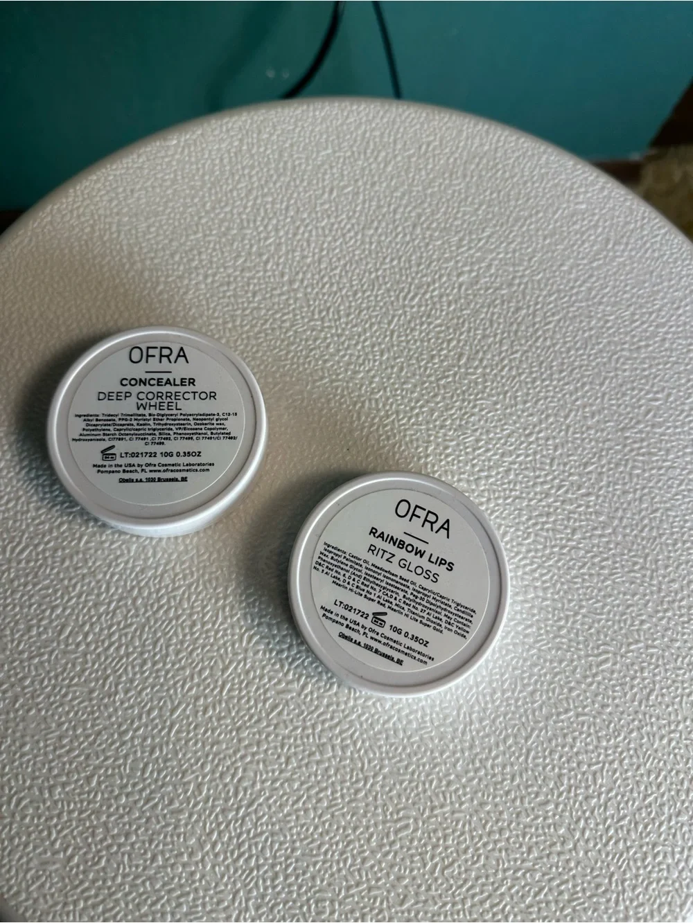 OFRA Cream Corrector & Lip Wheel - Yellow, Tan, Brown, Red, Berry